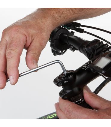 SET DE 9 CLÉS TORX INVIOLABLES AVEC SUPPORT PLASTIQUE ALYCO ORANGE