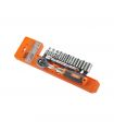 Set De Douilles Et Cliquet 12 Pcs 1/4" Alyco Orange Alyco 170751