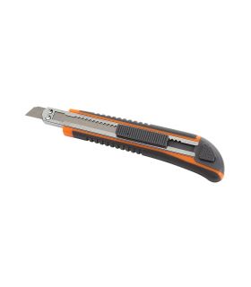 CUTTER FRAGMENTABLE 9 MM AVEC GUIDE MÉTALLIQUE ALYCO-ALYCO ORANGE