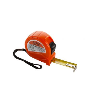 FLEXOMÈTRE À RUBAN MÉTALLIQUE 5 M. ALYCO ORANGE