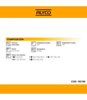 SET DE DOUILLES 1/4" 29 PIÈCES