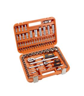 SET DE CLÉS ET ACCESSOIRES 94 PCS DE 1/2" - 1/4" ALYCO ORANGE