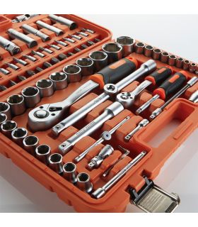 SET DE CLÉS ET ACCESSOIRES 94 PCS DE 1/2" - 1/4" ALYCO ORANGE