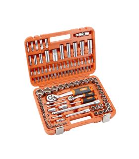SET DE CLÉS ET ACCESSOIRES 110 PCS DE 1/2" - 1/4" ALYCO ORANGE