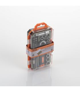 SET DE DOUILLES ET ACCESSOIRES 31 PCS 1/4" ALYCO ORANGE