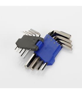SET DE 9 CLÉS ALLEN AVEC SUPPORT PLASTIQUE 1,5-10 MM