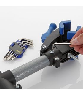 SET DE 9 CLÉS ALLEN AVEC SUPPORT PLASTIQUE 1,5-10 MM