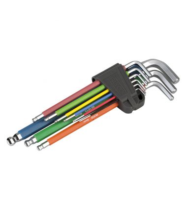 SET 9 CLÉS ALLEN BOULE MULTICOLORES