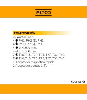 SET POINTES ET ADAPTATEURS 32 PCS