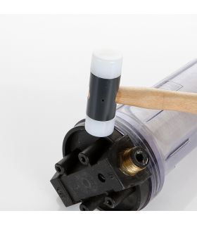 MARTEAU À EMBOUTS NYLON 44 MM MANCHE BOIS