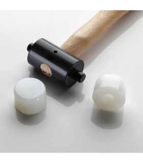 MARTEAU À EMBOUTS NYLON 44 MM MANCHE BOIS