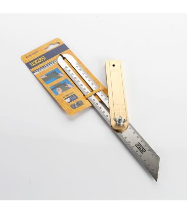 FAUSSE ÉQUERRE EN INOX 250 MM MANCHE ALUMINIUM ALYCO