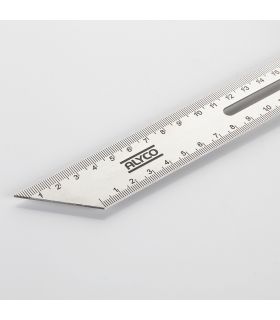 FAUSSE ÉQUERRE EN INOX 250 MM MANCHE ALUMINIUM ALYCO