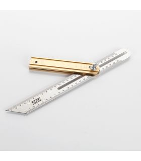 FAUSSE ÉQUERRE EN INOX 250 MM MANCHE ALUMINIUM ALYCO