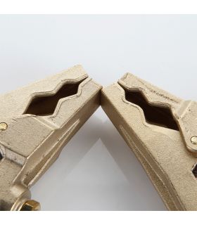 SET DE 2 PINCES EN BRONZE 800 AMP. 100x160 mm