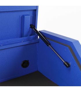 COMMODE EN MÉTAL 4 TIROIRS + PORTE