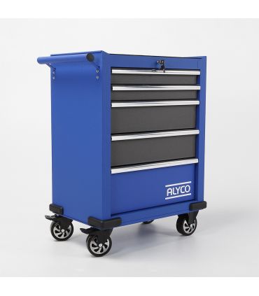 CHARIOT MÉTALLIQUE 5 TIROIRS ALYCO
