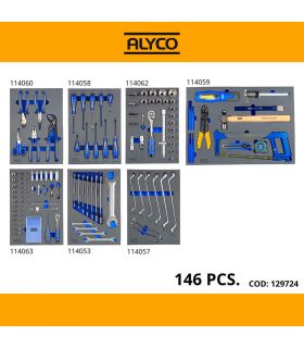 CHARIOT MÉTALLIQUE 7 TIROIRS AVEC OUTILS ALYCO