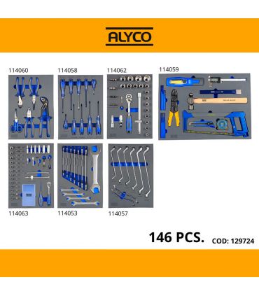 CHARIOT MÉTALLIQUE 7 TIROIRS AVEC OUTILS ALYCO