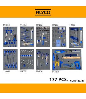 CHARIOT MÉTALLIQUE 7 TIROIRS AVEC OUTILS ALYCO