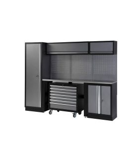 ENSEMBLE MODULAIRE 3 MOD. BASE ACIER INOX