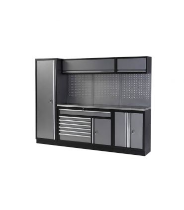 ENSEMBLE MODULAIRE 3 MOD. BASE ACIER INOX