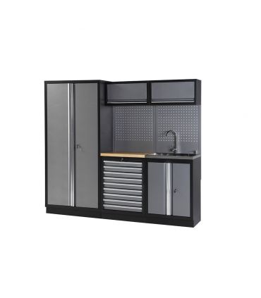 ENSEMBLE MODULAIRE 3 MOD. ROBINET BASE BOIS