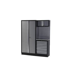 ENSEMBLE MODULAIRE 2 MOD. BASE ACIER INOX