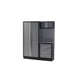 Ensemble Modulaire 2 Mod. Base Acier Inox Alyco 129845