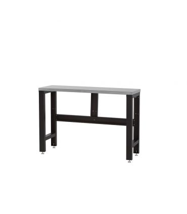 TABLE DE TRAVAIL AVEC BASE EN ACIER INOX