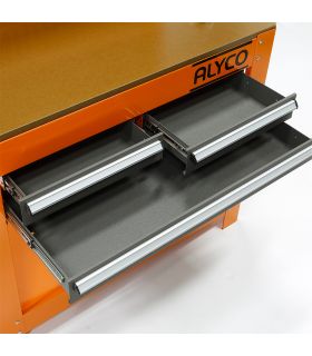 ÉTABLI 1142x609x1739 MM ALYCO ORANGE