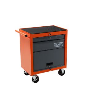 CHARIOT ALYCO ORANGE PORTE 2 TIR. 678x459x702 MM