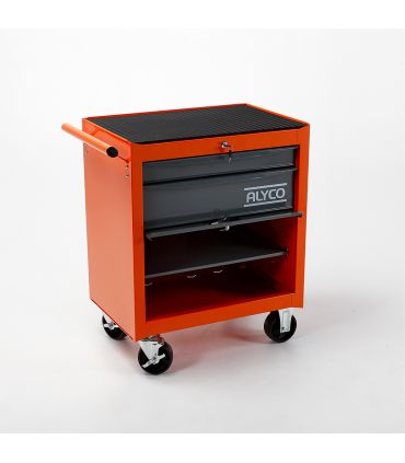 CHARIOT ALYCO ORANGE PORTE 2 TIR. 678x459x702 MM