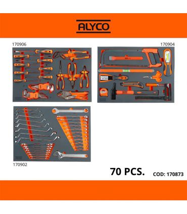 CHARIOT AVEC PORTE ALYCO ORANGE AVEC 68 OUTILS