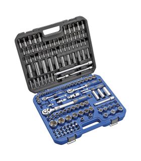 SET DE DOUILLES 1/4" 1/2" 3/8" 155 PIÈCES