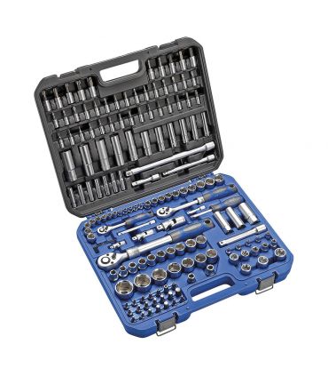 SET DE DOUILLES 1/4" 1/2" 3/8" 155 PIÈCES