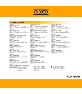 BOÎTE À OUTILS 5 PLATEAUX 80 PIÈCES