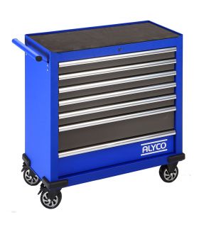 LARGE CHARIOT MÉTALLIQUE 6 TIROIRS