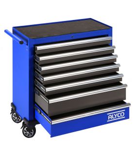 LARGE CHARIOT MÉTALLIQUE 6 TIROIRS