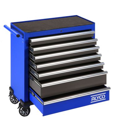 LARGE CHARIOT MÉTALLIQUE 6 TIROIRS