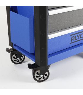 CHARIOT MÉTALLIQUE RENFORCÉ 7 TIROIRS AVEC OUTILS ALYCO