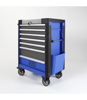 CHARIOT MÉTALLIQUE RENFORCÉ 7 TIROIRS AVEC OUTILS ALYCO