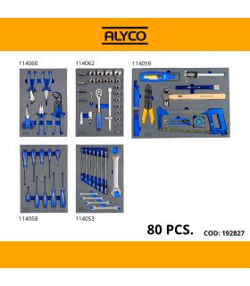 CHARIOT MÉTALLIQUE RENFORCÉ 7 TIROIRS AVEC OUTILS ALYCO
