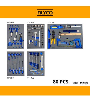 CHARIOT MÉTALLIQUE RENFORCÉ 7 TIROIRS AVEC OUTILS ALYCO