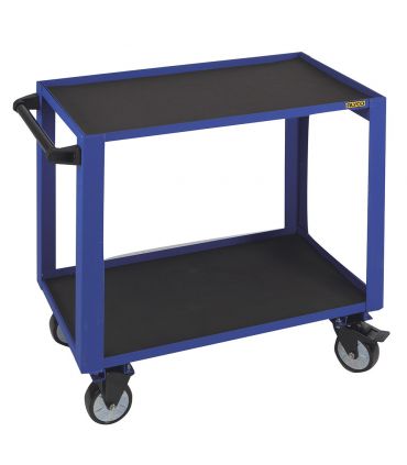 CHARRIOT ATELIER AVEC DEUX PLATEAUX RENFORCÉS