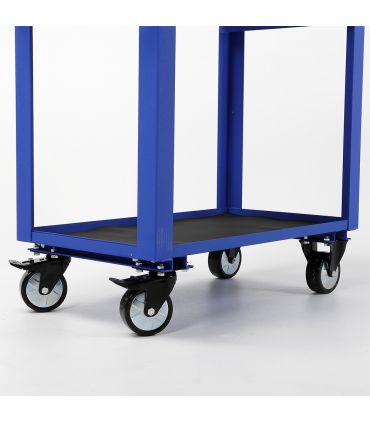 CHARRIOT ATELIER AVEC DEUX PLATEAUX RENFORCÉS