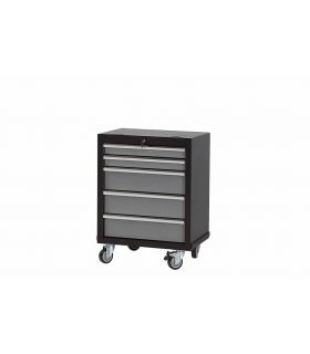 BASE MÉTALLIQUE DE 5 TIROIRS AV/ROUES ENSEMBLE