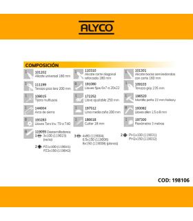 MALLETTE ALUMINIUM RENFORCÉ 51 PCS + HOUSSE