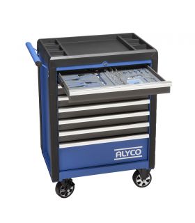 CHARIOT MÉTALLIQUE 7 TIROIRS AVEC OUTILS ALYCO