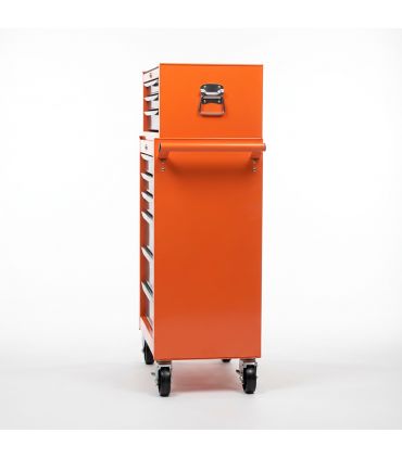 ENSEMBLE CHARIOT 170860 + COFFRE 170875 ALYCO ORANGE